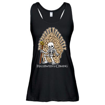 Game of Bones Halloween Is Coming  Ladies Essential Flowy Tank