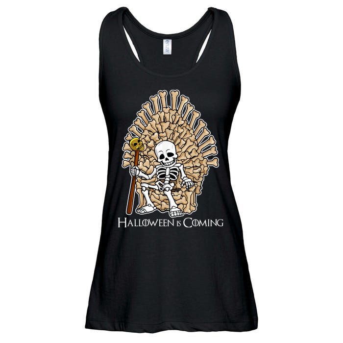 Game of Bones Halloween Is Coming  Ladies Essential Flowy Tank