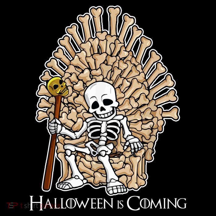 Game of Bones Halloween Is Coming  Flatbill Hat