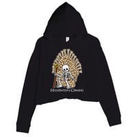 Game of Bones Halloween Is Coming  Crop Fleece Hoodie