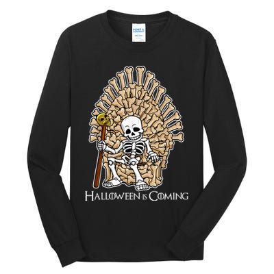 Game of Bones Halloween Is Coming  Tall Long Sleeve T-Shirt