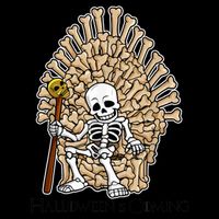 Game of Bones Halloween Is Coming  16oz Travel Tumbler