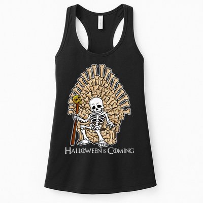 Game of Bones Halloween Is Coming  Womens Tank Top