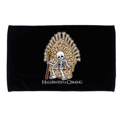 Game of Bones Halloween Is Coming  Microfiber Hand Towel
