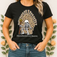 Game of Bones Halloween Is Coming  Womens T-Shirt