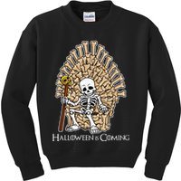 Game of Bones Halloween Is Coming  Kids Sweatshirt