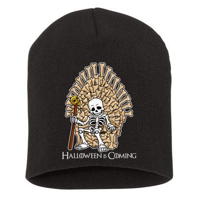 Game of Bones Halloween Is Coming  Short Acrylic Beanie