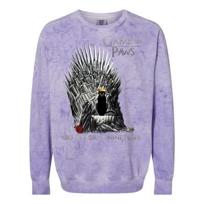 Game of Paws Colorblast Crewneck Sweatshirt