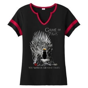 Game of Paws Ladies Halftime Notch Neck Tee