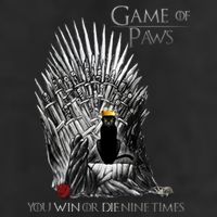 Game of Paws 7 Panel Mesh Trucker Snapback Hat