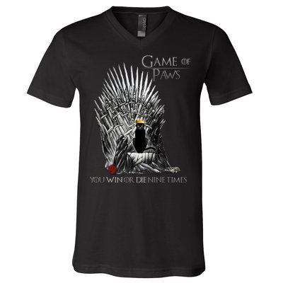 Game of Paws V-Neck T-Shirt