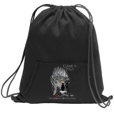 Game of Paws Sweatshirt Cinch Pack Bag