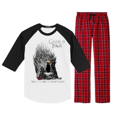 Game of Paws Raglan Sleeve Pajama Set