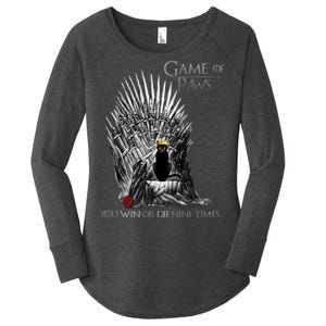 Game of Paws Women's Perfect Tri Tunic Long Sleeve Shirt