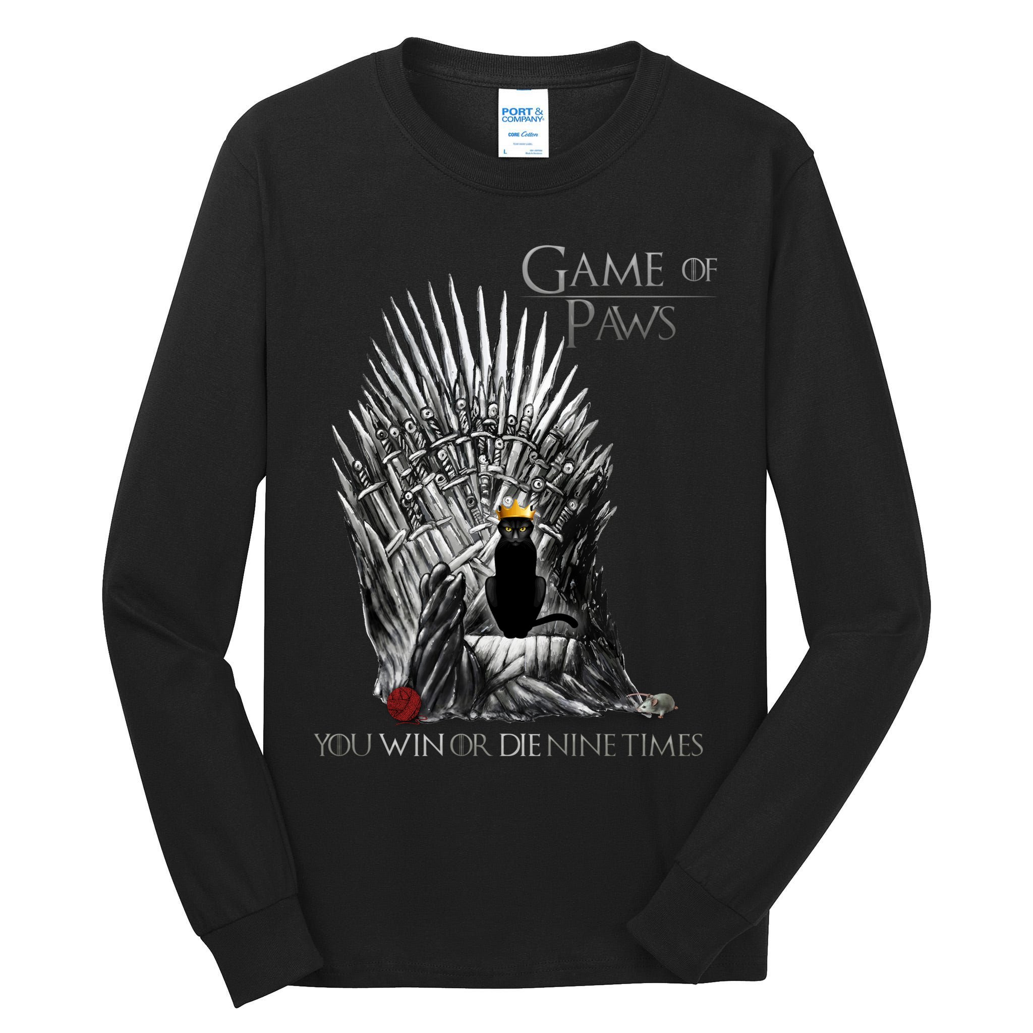 Game of Paws Tall Long Sleeve T-Shirt