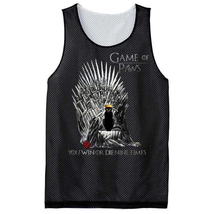 Game of Paws Mesh Reversible Basketball Jersey Tank