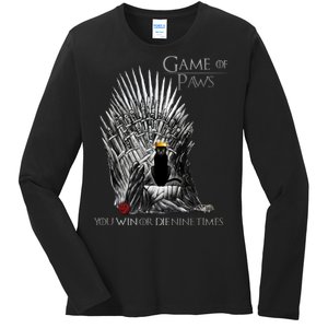 Game of Paws Ladies Long Sleeve Shirt