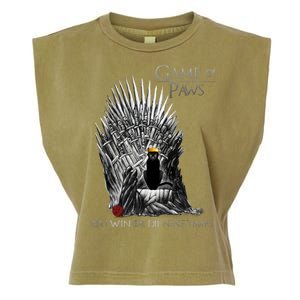 Game of Paws Garment-Dyed Women's Muscle Tee