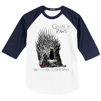 Game of Paws Baseball Sleeve Shirt