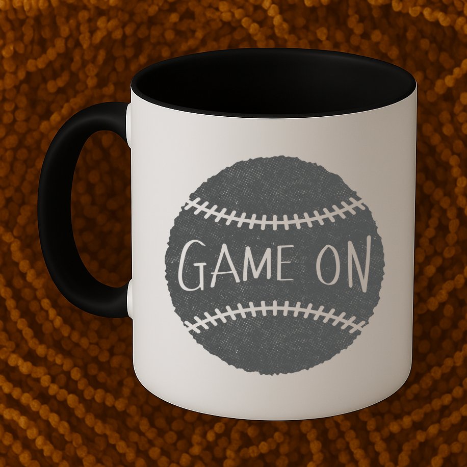 Game On Baseball Mug