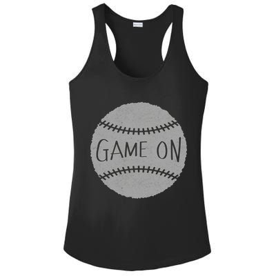 Game On Baseball Ladies PosiCharge Competitor Racerback Tank