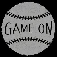 Game On Baseball Cropped Pullover Crew