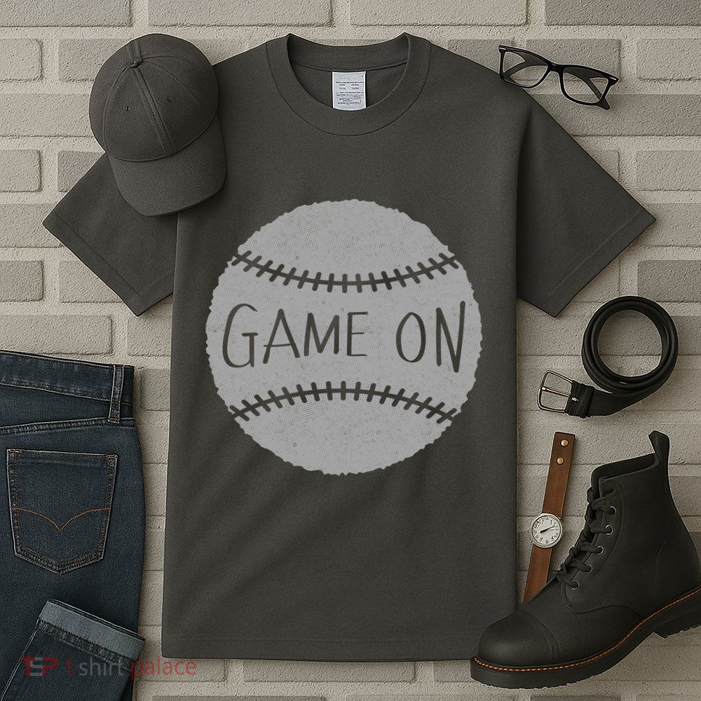 Game On Baseball Tall T-Shirt