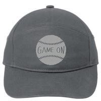Game On Baseball 7-Panel Snapback Hat