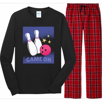 Game On Bowling Long Sleeve Pajama Set