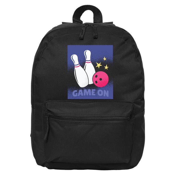 Game On Bowling 16 in Basic Backpack