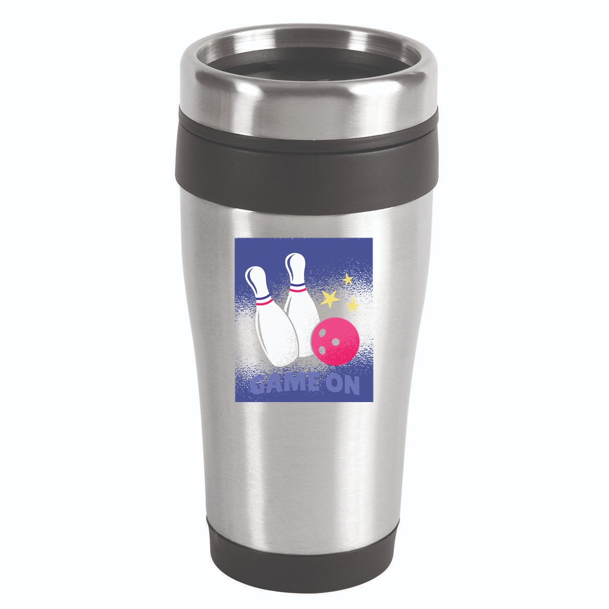 Game On Bowling 16oz Travel Tumbler