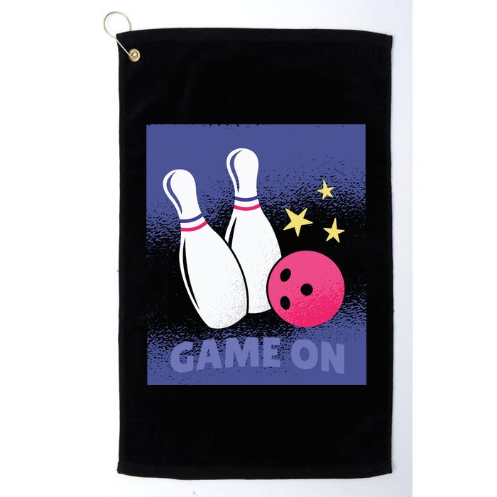 Game On Bowling Golf Towel