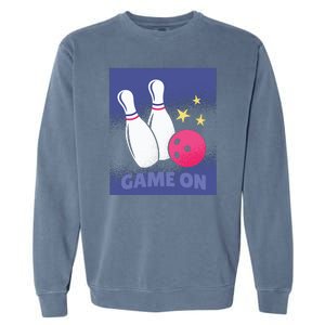 Game On Bowling Garment-Dyed Sweatshirt