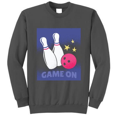 Game On Bowling Tall Sweatshirt