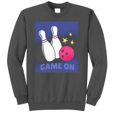 Game On Bowling Tall Sweatshirt