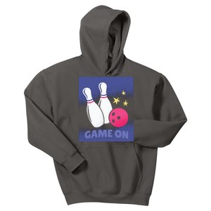 Game On Bowling Kids Hoodie