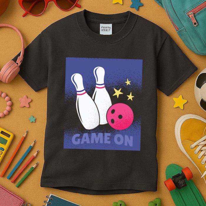 Game On Bowling Kids T-Shirt