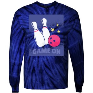 Game On Bowling Tie-Dye Long Sleeve Shirt