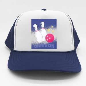 Game On Bowling Trucker Hat