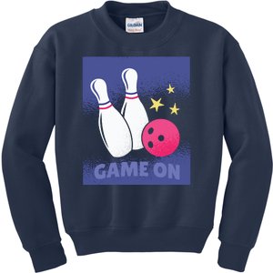 Game On Bowling Kids Sweatshirt