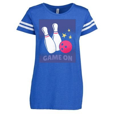 Game On Bowling Enza Ladies Jersey Football T-Shirt