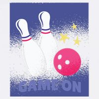 Game On Bowling Garment-Dyed Sweatshirt