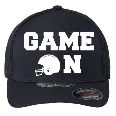 Game On Football Fan Helmet Flexfit Unipanel Trucker Cap