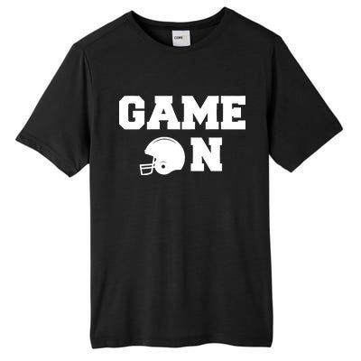 Game On Football Fan Helmet Tall Fusion ChromaSoft Performance T-Shirt