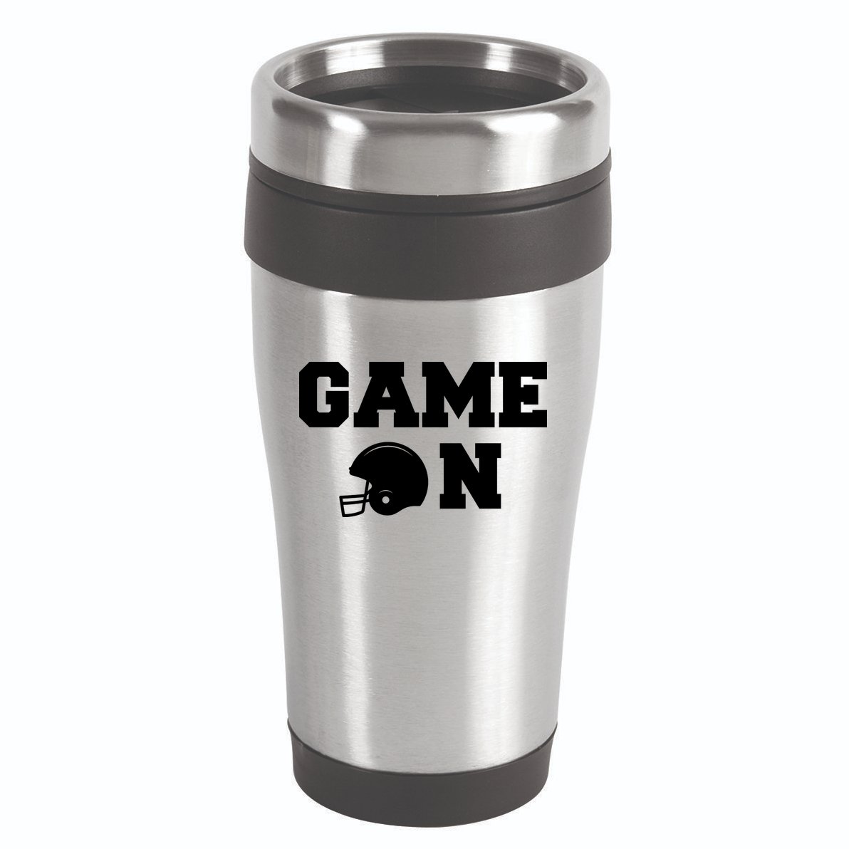 Game On Football Fan Helmet 16oz Travel Tumbler