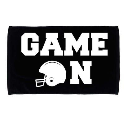 Game On Football Fan Helmet Microfiber Hand Towel