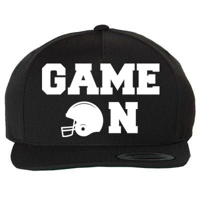 Game On Football Fan Helmet Wool Snapback Cap