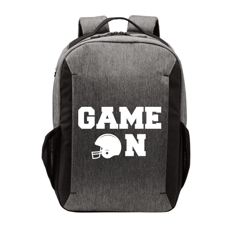 Game On Football Fan Helmet Vector Backpack