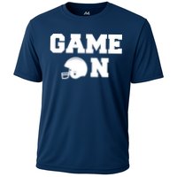 Game On Football Fan Helmet Cooling Performance Crew T-Shirt