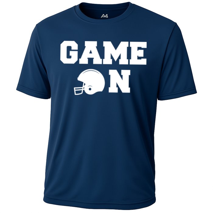 Game On Football Fan Helmet Cooling Performance Crew T-Shirt